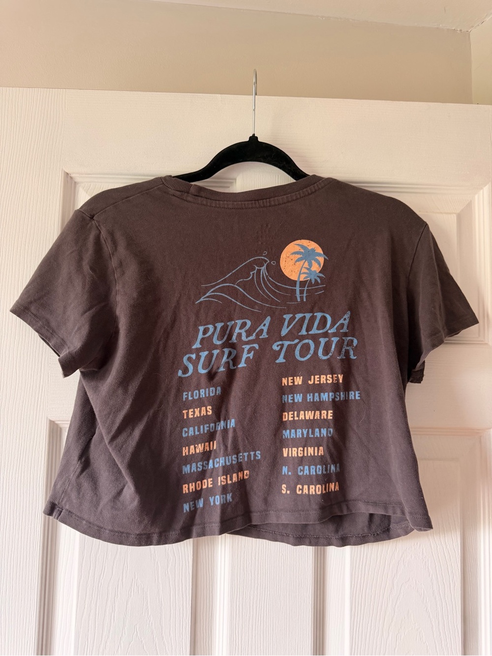 Pura Vida Cropped T Shirt